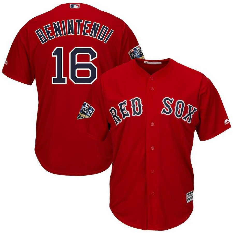 Red Sox 16 Andrew Benintendi Scarlet 2018 World Series Cool Base Player Jersey Dzhi,We sell and wholesale Red Sox 16 Andrew Benintendi Scarlet 2018 World Series Cool Base Player Jersey Dzhi on line form chian!